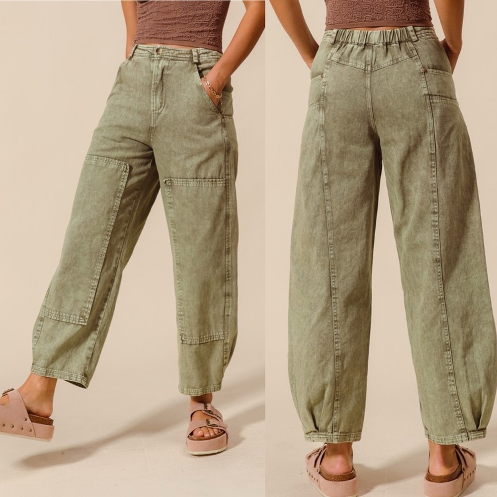 Anthropologie NWT Black Wide-Leg Jeans